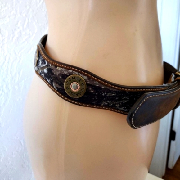 Camouflage Leather Belt - Picture 3 of 8